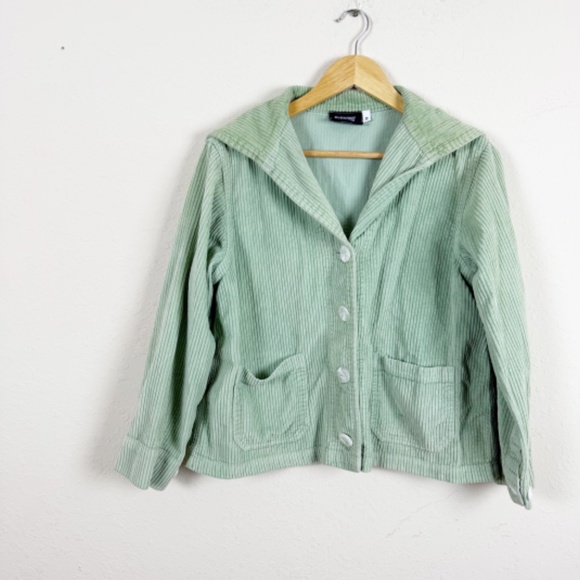 Big Bud Press Sailor Corduroy Green Jacket Size Small - Picture 1 of 5
